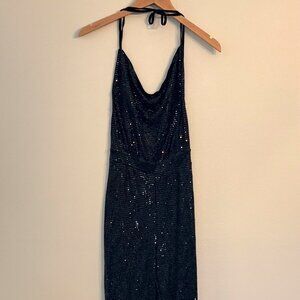 Sincerely Jules Black Sequin Jumpsuit